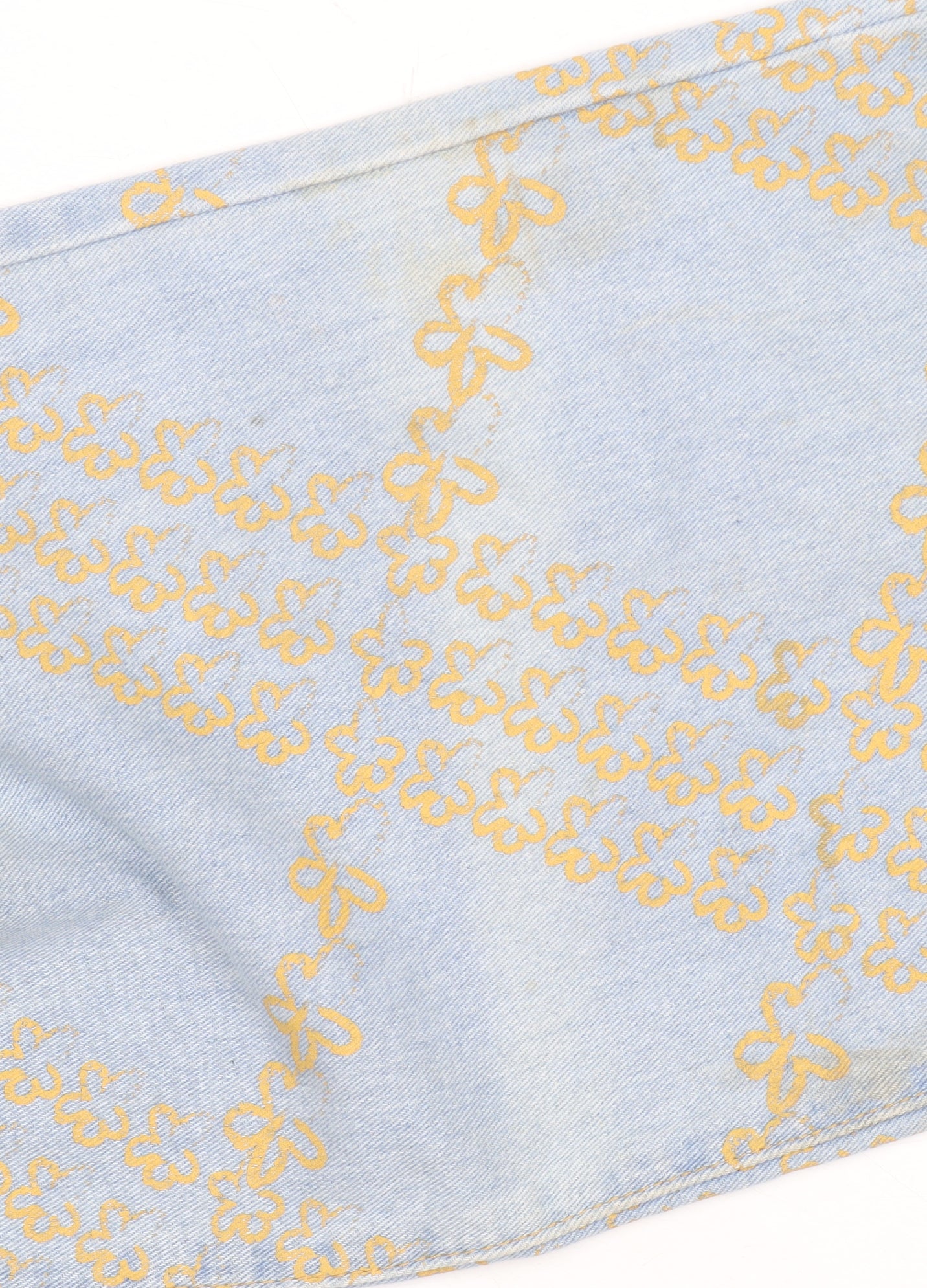 Adika Women’s Blue Floral Wide-Leg Jeans Size S