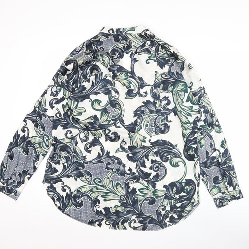 Primark Womens Multicoloured Floral Long Sleeve Blouse Size 14