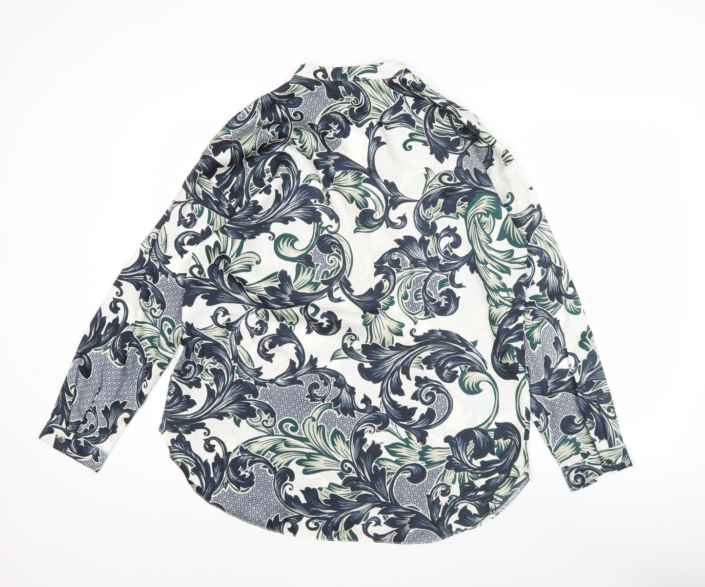 Primark Womens Multicoloured Floral Long Sleeve Blouse Size 14