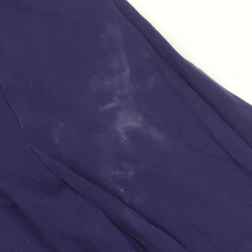 White Stuff Womens Purple Size 10 Long Sleeve Jersey Blouse