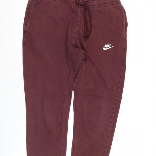 Nike Men's Brown Fleece Jogger Sweatpants M Regular Fit Activewear