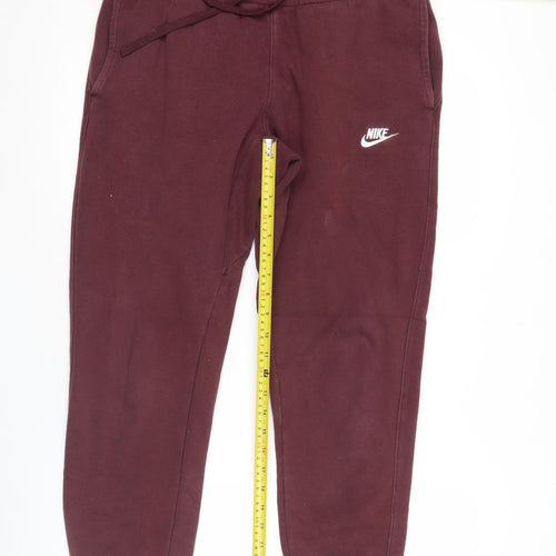 Nike Men's Brown Fleece Jogger Sweatpants M Regular Fit Activewear