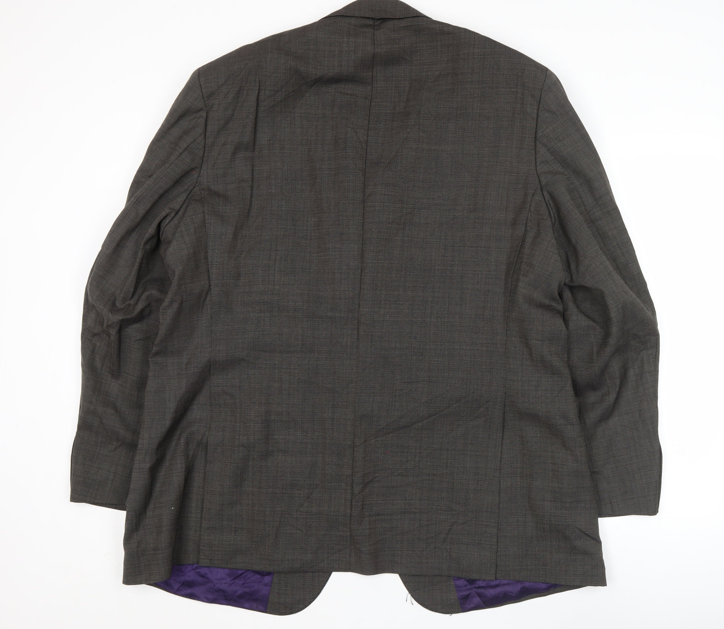 Marks and Spencer Men's Brown Wool Blazer Jacket 46R Classic Fit