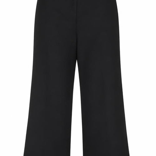 Quiz Women’s Black Straight Leg Trousers Size 12 Polyester Workwear