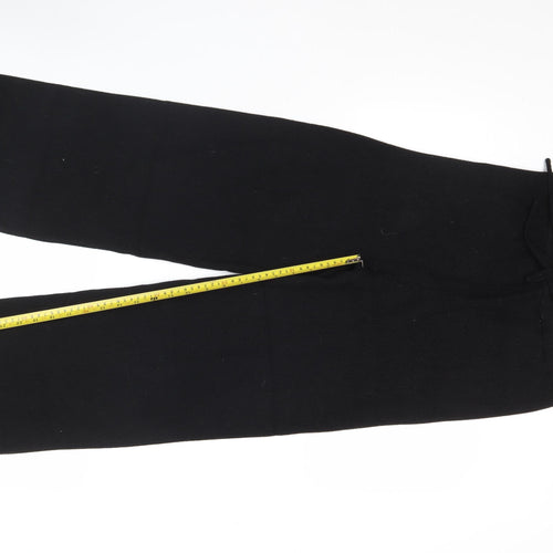 Accessorize Women’s Black Knit Drawstring Sweatpants UK 12-14