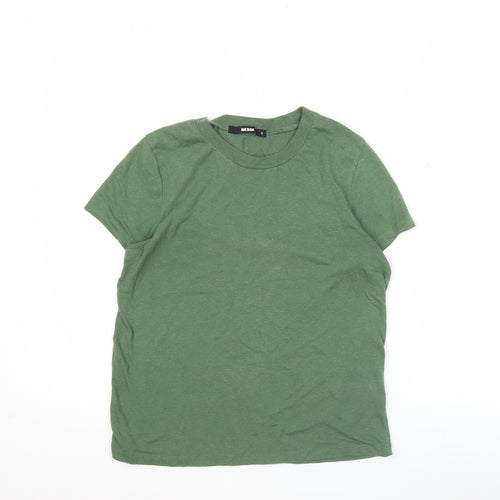 BIKBOK Women's Green Short Sleeve Basic Crew Neck T-Shirt Size S