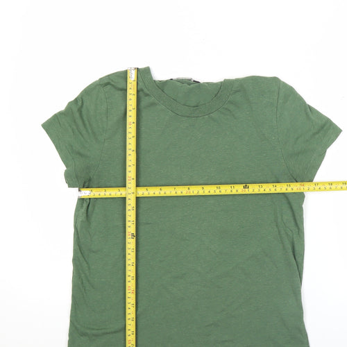 BIKBOK Women's Green Short Sleeve Basic Crew Neck T-Shirt Size S
