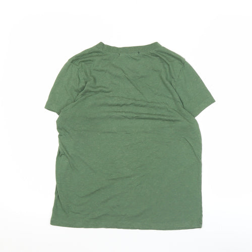 BIKBOK Women's Green Short Sleeve Basic Crew Neck T-Shirt Size S