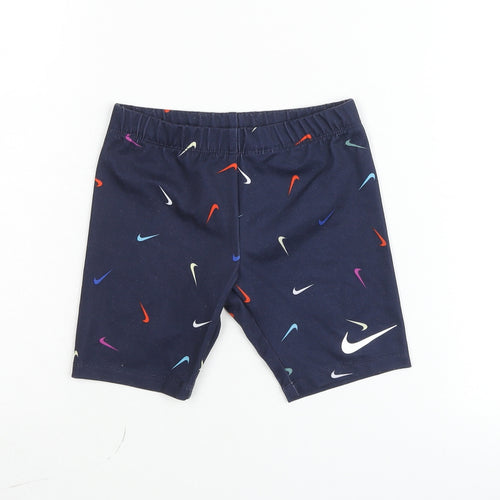 Nike Boys Blue Dri-FIT Active Shorts 6 Plus Stretch Polyester