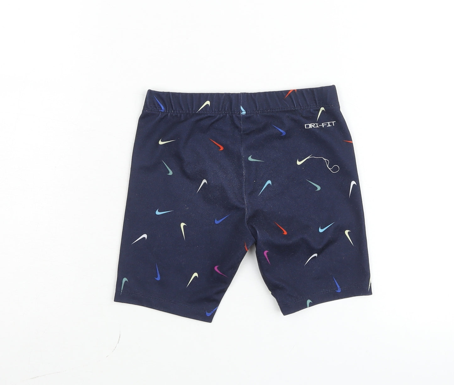 Nike Boys Blue Dri-FIT Active Shorts 6 Plus Stretch Polyester