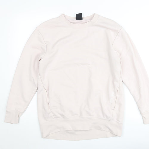 Nike Women's Beige Dri-Fit Pullover Crew Neck Jumper XS