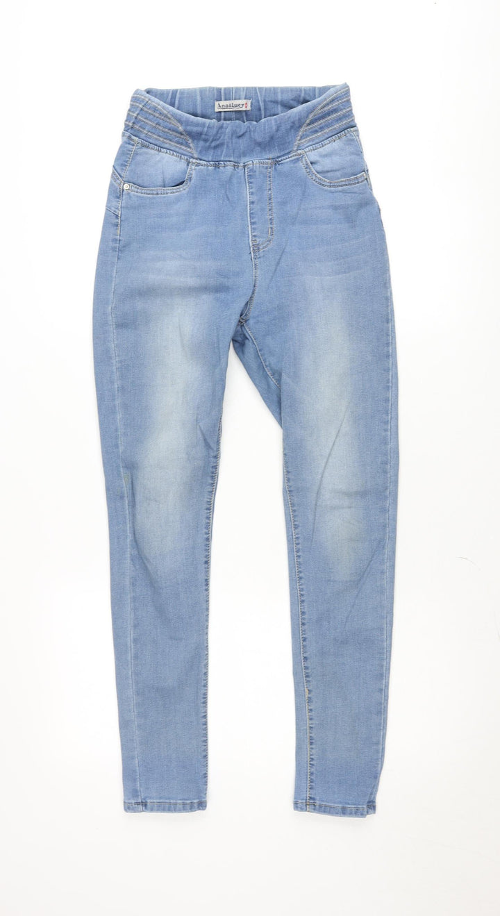Ana&Lucy Women's Blue Skinny Stretch Denim Jeans M