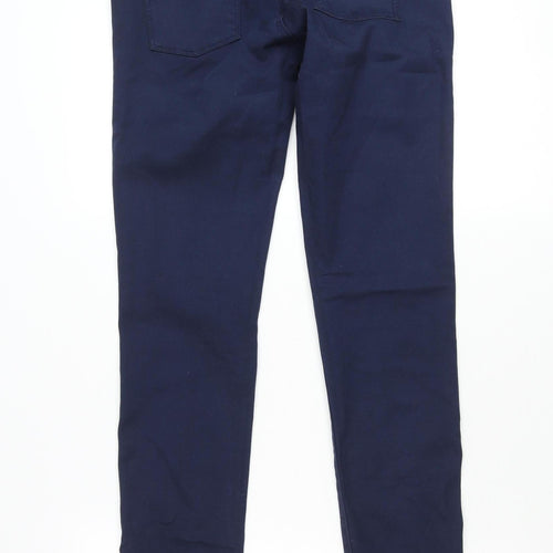 Zara Women Blue Z1975 Skinny Jeans Mid Rise Stretch Size 10