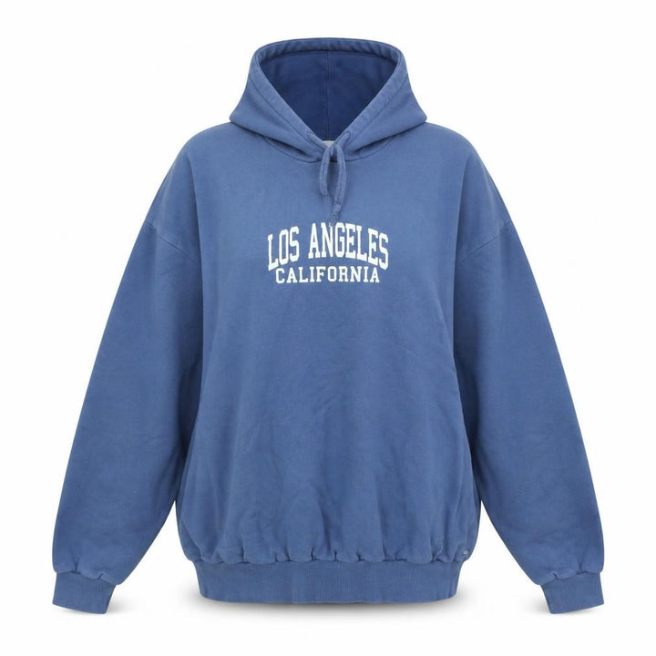 Pull&Bear Teens Blue Los Angeles Pullover Hoodie Size L