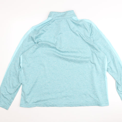 Dunnes Stores Women Blue XL 1/2 Zip Performance Sweatshirt