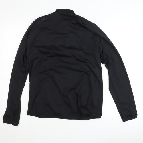 O'Neills Men's Black Slim Fit 1/4 Zip Sports Sweatshirt Size L