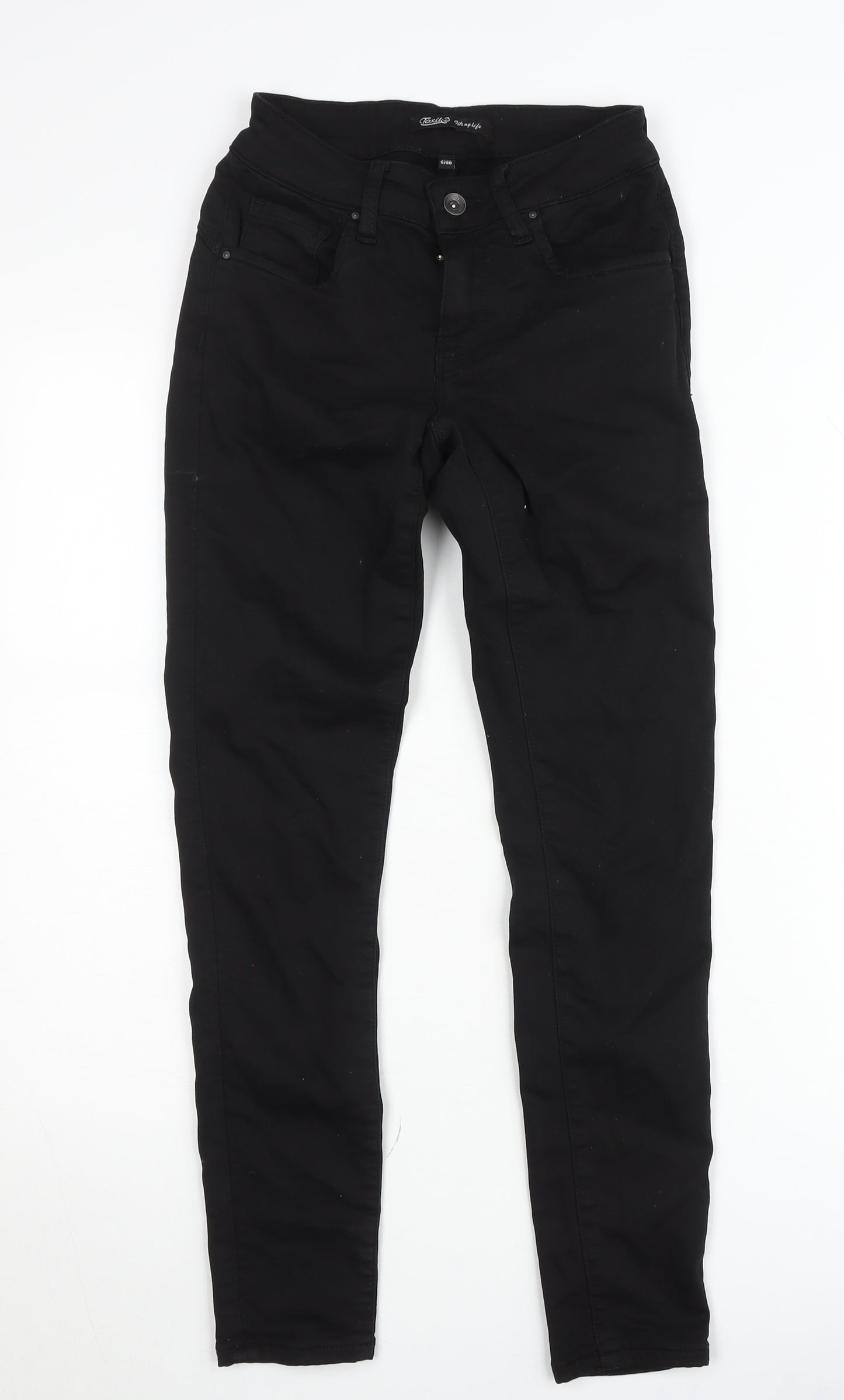 Toxik 3 Women's Black Skinny Jeans S Slim Fit Stretch Denim