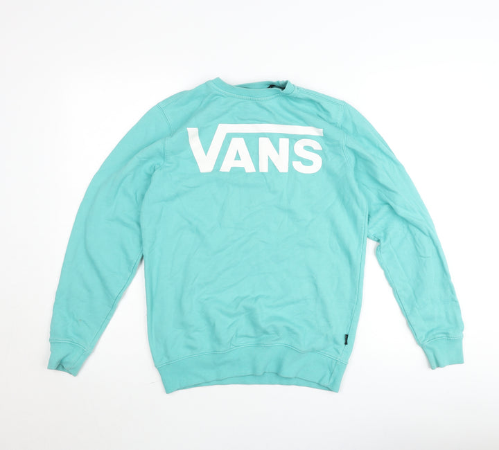 Vans Women's Blue XS Crew Neck Pullover Jumper