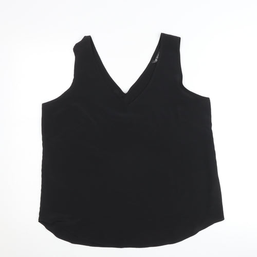 Dunnes Stores Women’s Black V-Neck Sleeveless Camisole Top Size 14