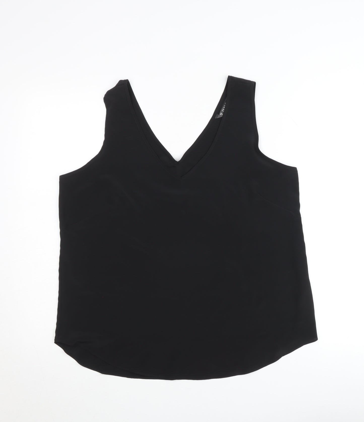 Dunnes Stores Women’s Black V-Neck Sleeveless Camisole Top Size 14
