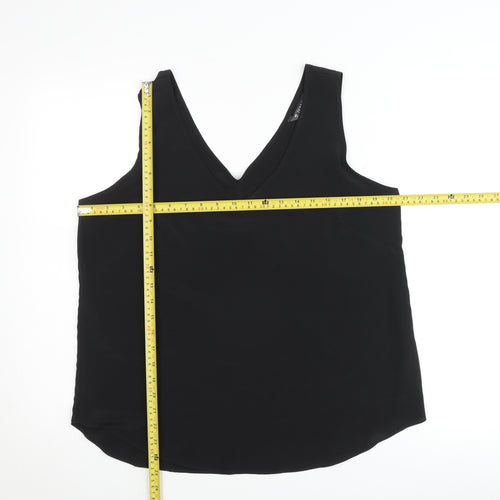 Dunnes Stores Women’s Black V-Neck Sleeveless Camisole Top Size 14