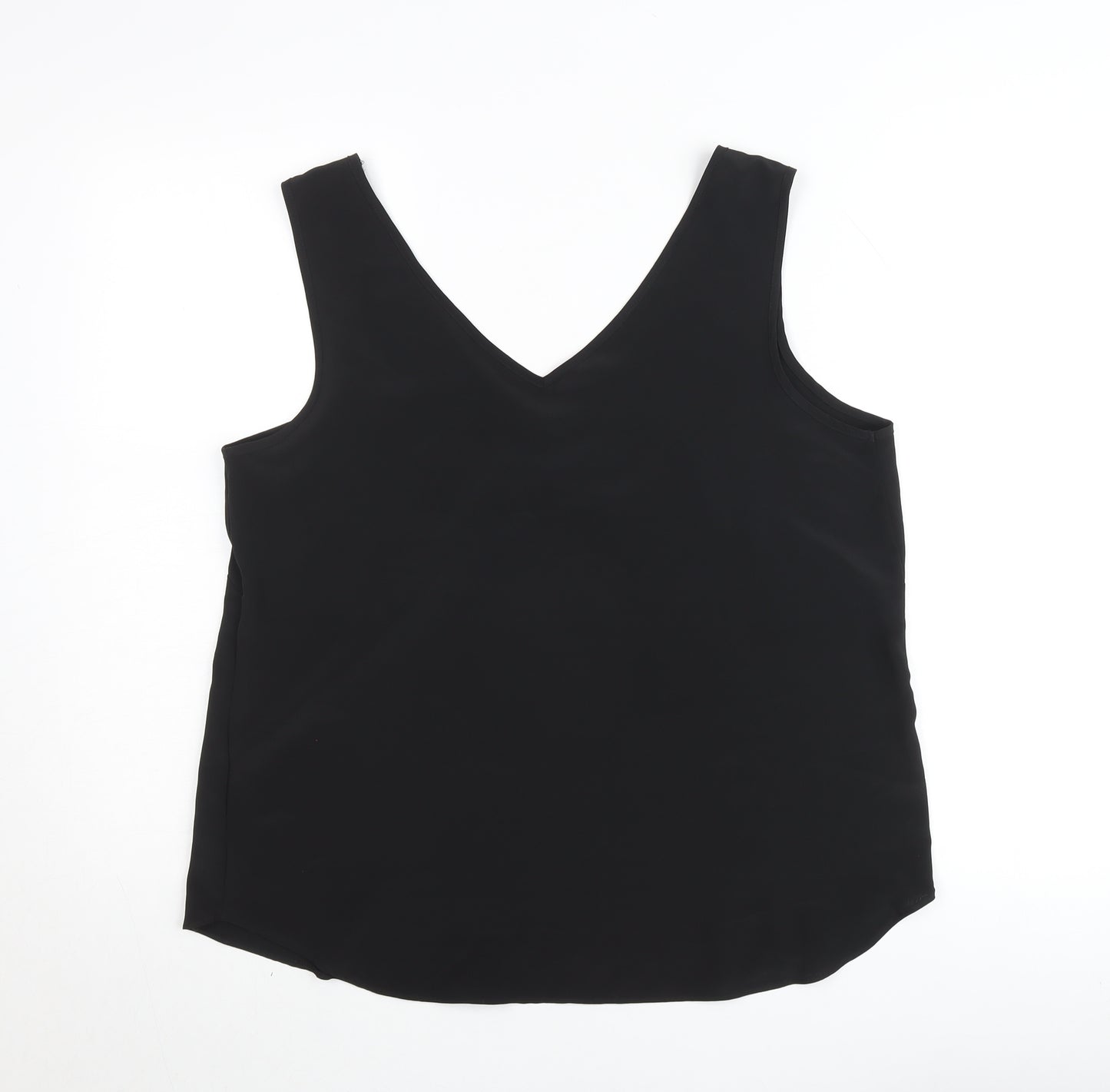 Dunnes Stores Women’s Black V-Neck Sleeveless Camisole Top Size 14