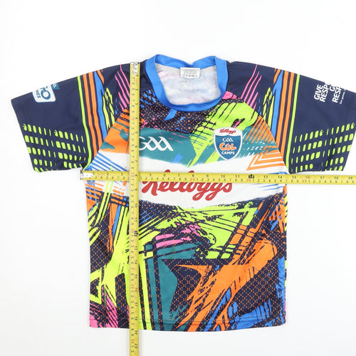 Azzurri Boys Multicoloured Kellogg’s GAA Cool Camps Short Sleeve Sports T-Shirt Size 1A
