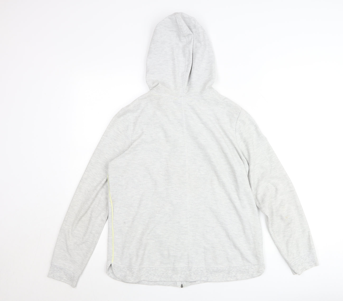 Cecil Womens Grey Hooded Full Zip Lightweight Jacket Size S