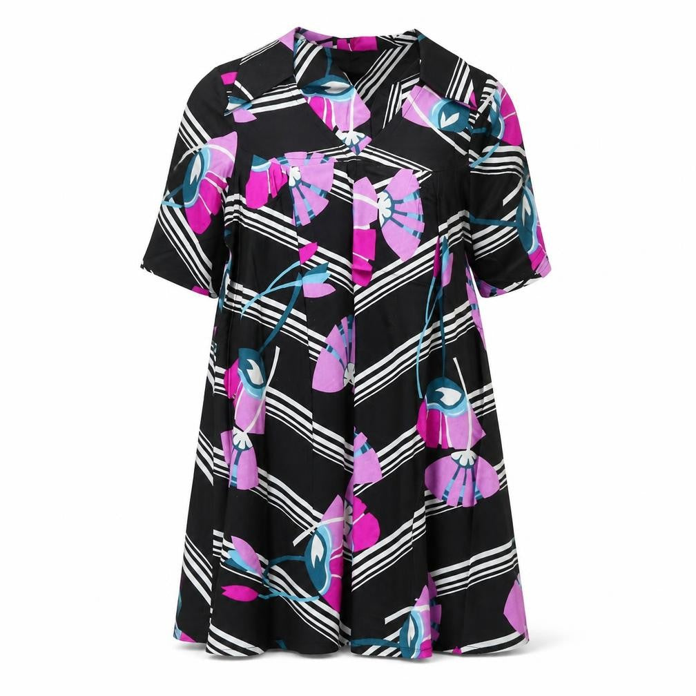 Front view of Marks & Spencer Women’s Multicoloured Floral Tunic Blouse, size UK 12