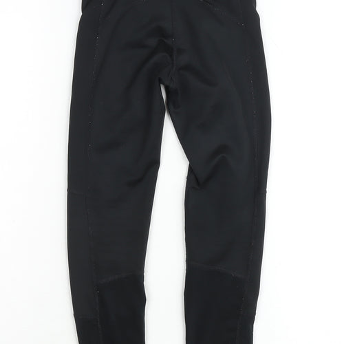 Nike Pro Girls Black Dri-FIT Ankle Leggings Size S (128-137 cm)