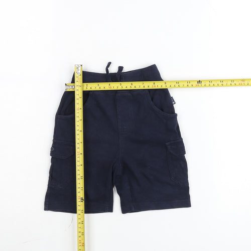 Tartine et Chocolat Unisex Baby Blue Cargo Shorts 18M Elastic Waist