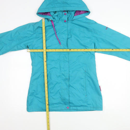 Target Dry Women's Blue XS Hooded Waterproof Rain Coat