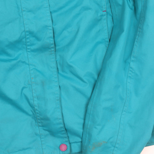 Target Dry Women's Blue XS Hooded Waterproof Rain Coat