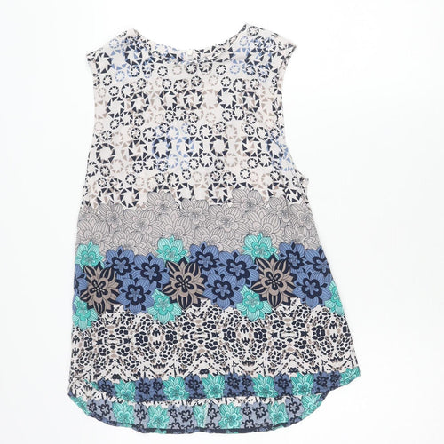 Vero Moda Women's Multicoloured Sleeveless Tunic Blouse Size M