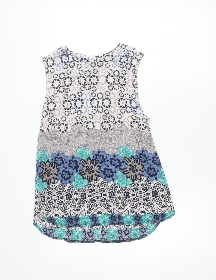 Vero Moda Women's Multicoloured Sleeveless Tunic Blouse Size M