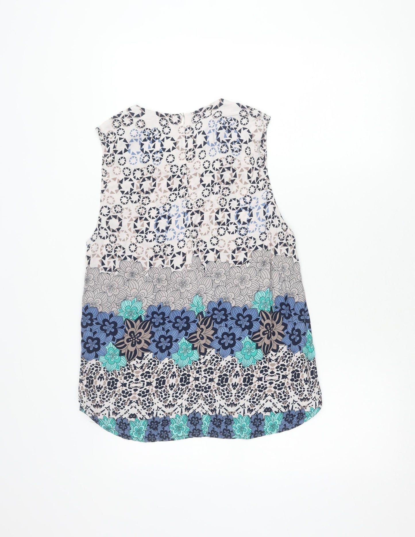 Vero Moda Women's Multicoloured Sleeveless Tunic Blouse Size M