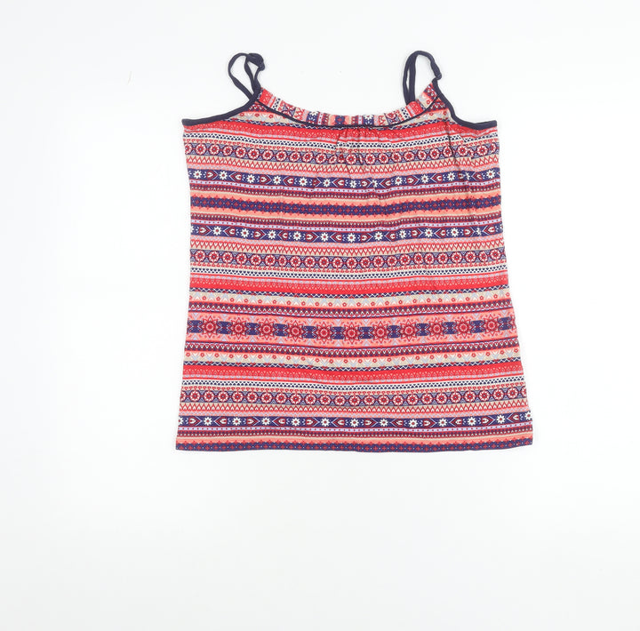 Dunnes Stores Women’s Multicoloured Geometric Camisole Tank Top Size 14