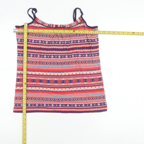 Dunnes Stores Women’s Multicoloured Geometric Camisole Tank Top Size 14