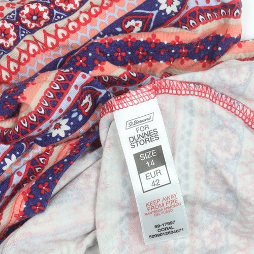 Dunnes Stores Women’s Multicoloured Geometric Camisole Tank Top Size 14