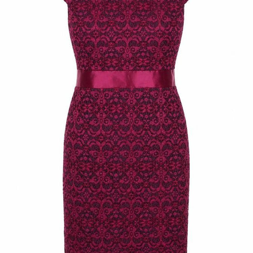 Joe Browns Women’s Purple Lace Sheath Dress Size 10 Knee Length