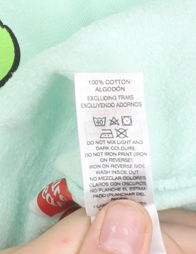 Dunnes Stores Girls Green Pullover Jumper 9-10 Years Care Bears Graphic