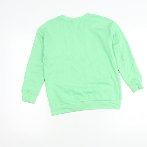 Dunnes Stores Girls Green Squishmallows Bee Lucky Pullover Sweatshirt 9-10 Years