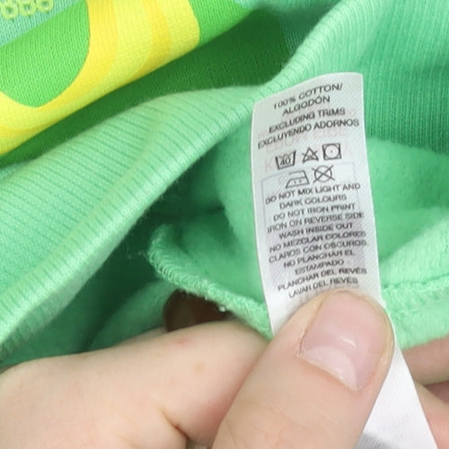 Dunnes Stores Girls Green Squishmallows Bee Lucky Pullover Sweatshirt 9-10 Years