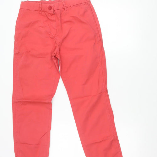Lacoste Women’s Coral Chino Trousers UK 8 Cotton Straight Leg