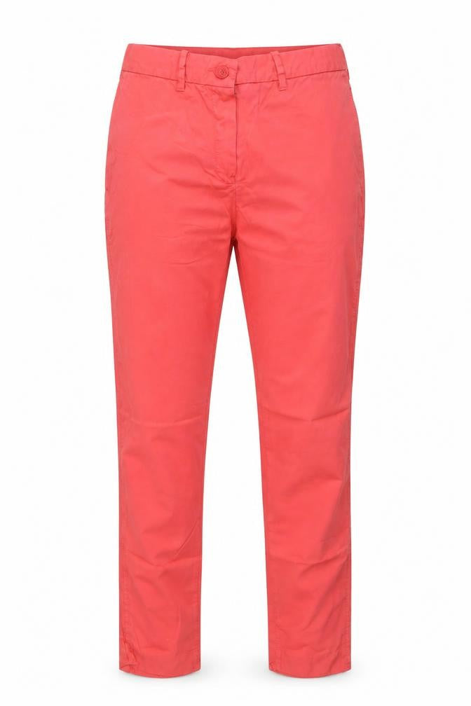 Lacoste Women’s Coral Chino Trousers UK 8 Cotton Straight Leg