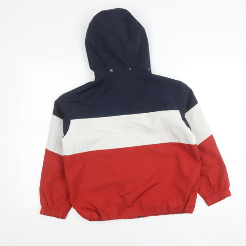 Zara Boys Multicoloured 9-10 Years Hooded Windbreaker Jacket