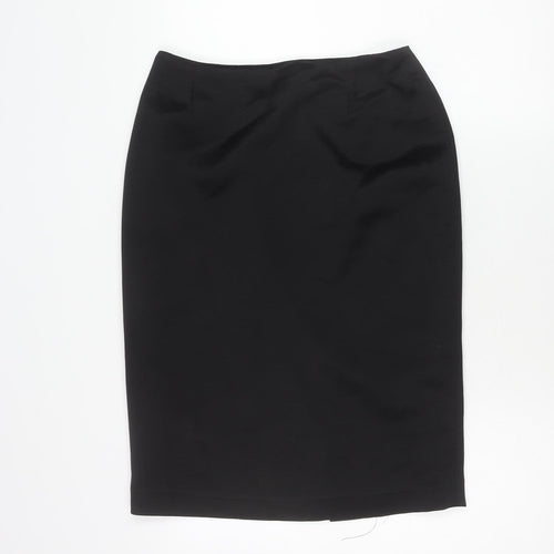 Michel Ambers Women’s Black Size 12 Pencil Skirt Workwear Formal