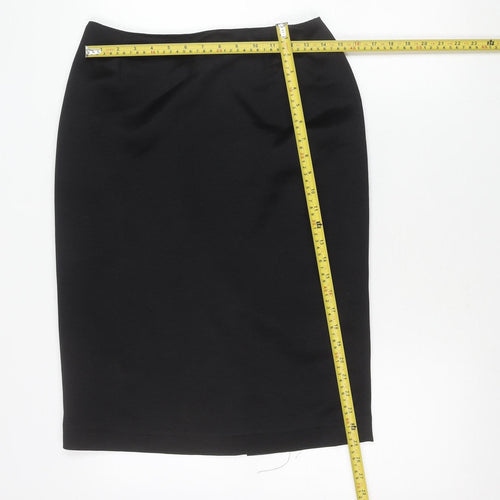 Michel Ambers Women’s Black Size 12 Pencil Skirt Workwear Formal