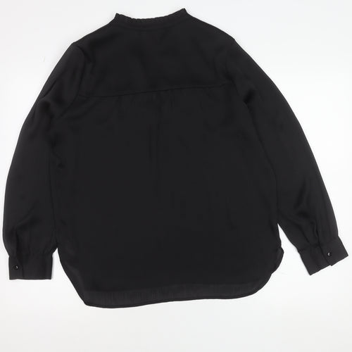 Dunnes Women’s Black Size 12 Long Sleeve Tunic Blouse