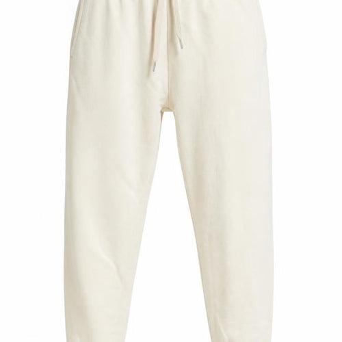 ZARA Women's Beige Fleece Jogger Trousers M Elastic Waist Comfort Fit